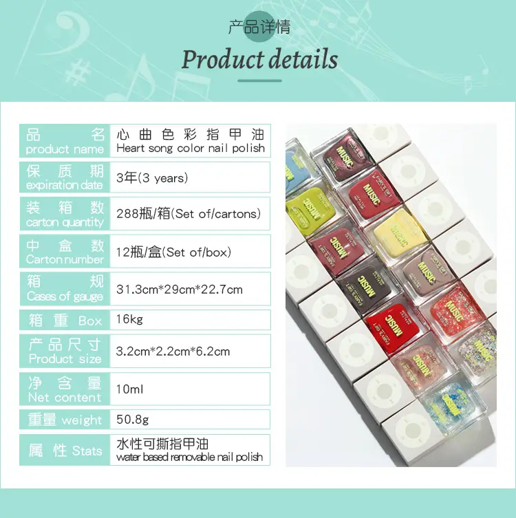 Fruit Fragrance Nail Polish Water Based Baking Free — feature 6