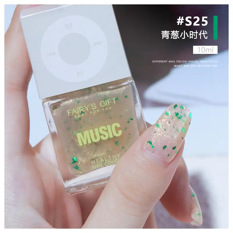 Fruit Fragrance Nail Polish Water Based Baking Free