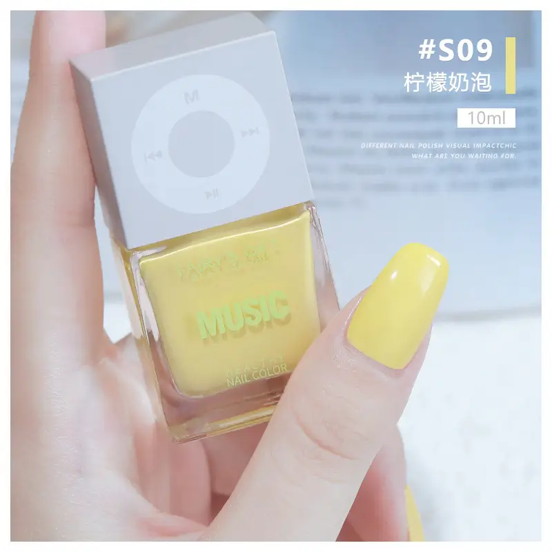 Fruit Fragrance Nail Polish Water Based Baking Free