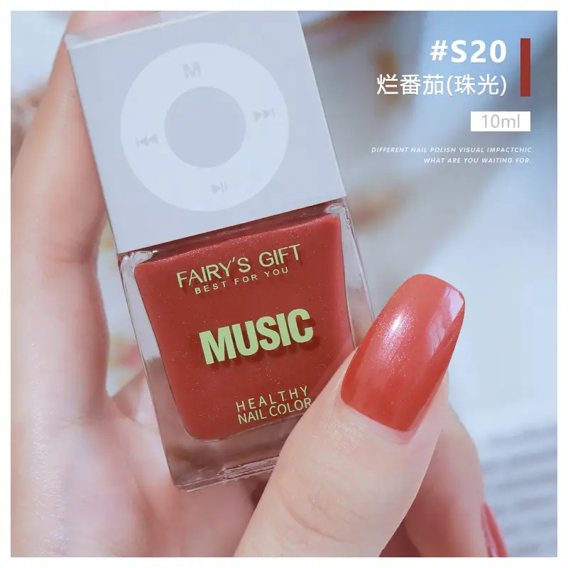 Fruit Fragrance Nail Polish Water Based Baking Free