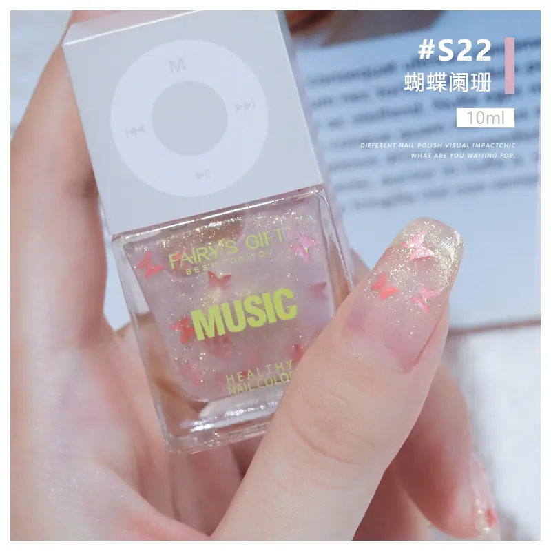 Fruit Fragrance Nail Polish Water Based Baking Free
