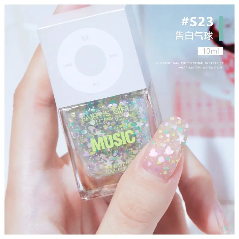 Fruit Fragrance Nail Polish Water Based Baking Free