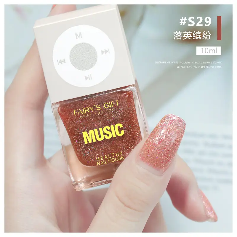 Fruit Fragrance Nail Polish Water Based Baking Free