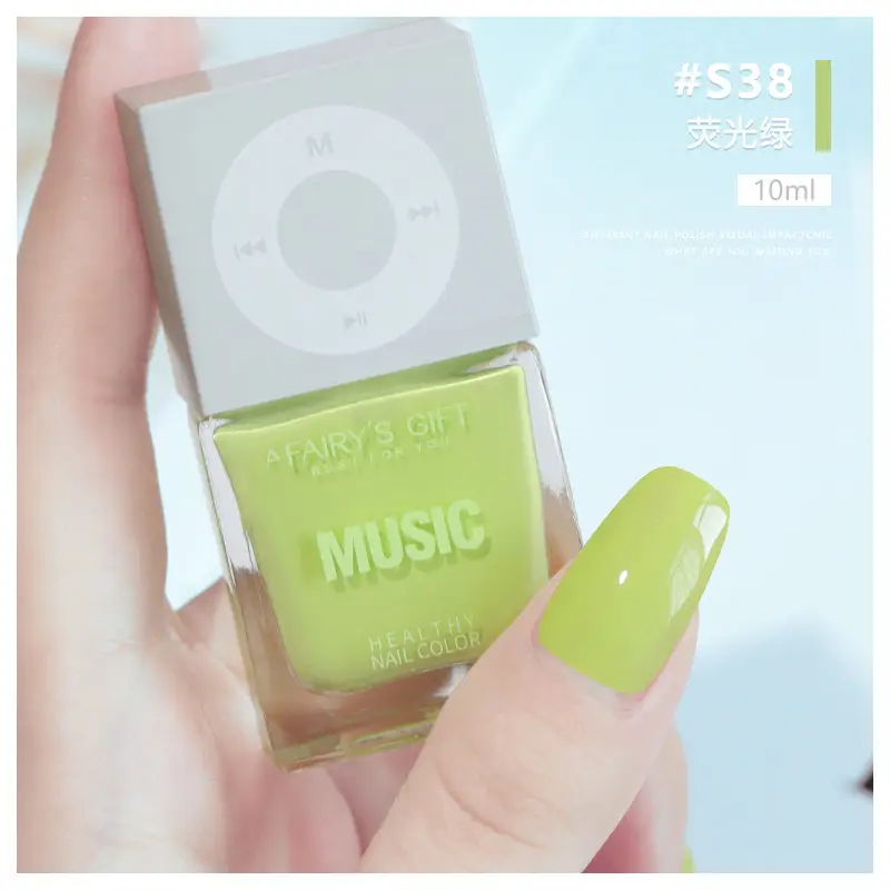 Fruit Fragrance Nail Polish Water Based Baking Free