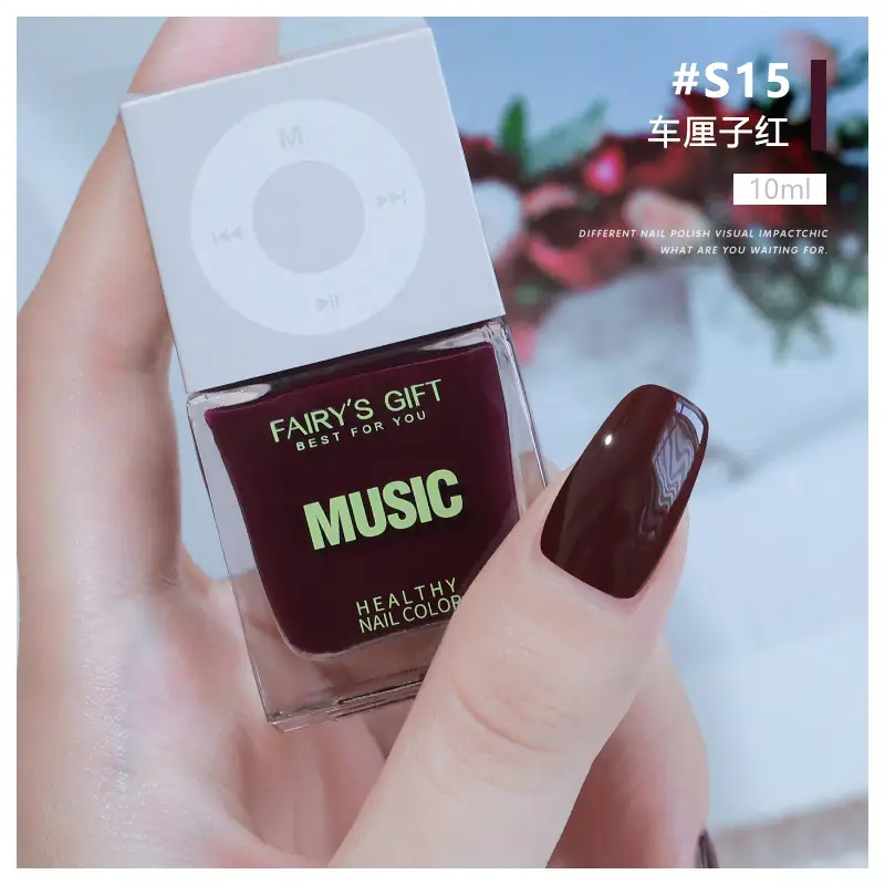 Fruit Fragrance Nail Polish Water Based Baking Free