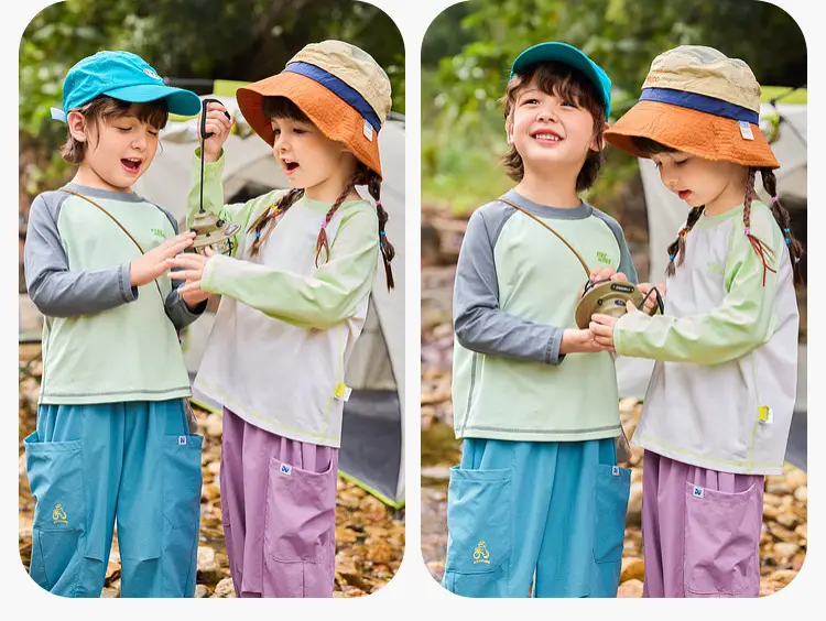 Kids Color-Block T-Shirt Spring Boys Girls Long Sleeve — feature 18