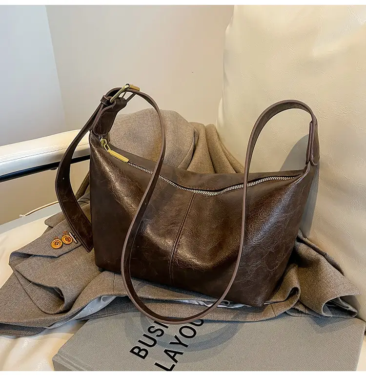 Women's Retro Brown Shoulder Crossbody Bag 2024 — feature 26