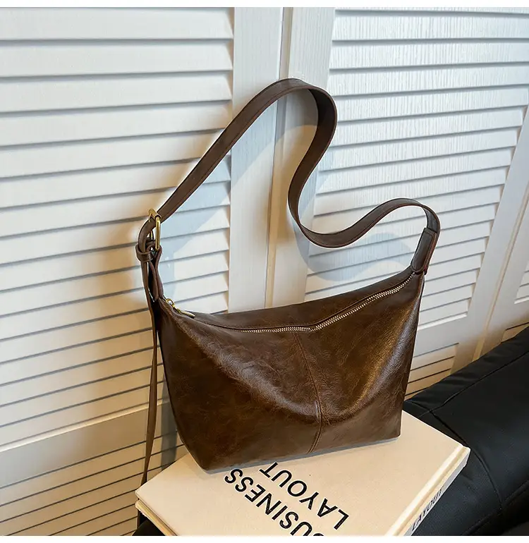 Women's Retro Brown Shoulder Crossbody Bag 2024 — feature 27