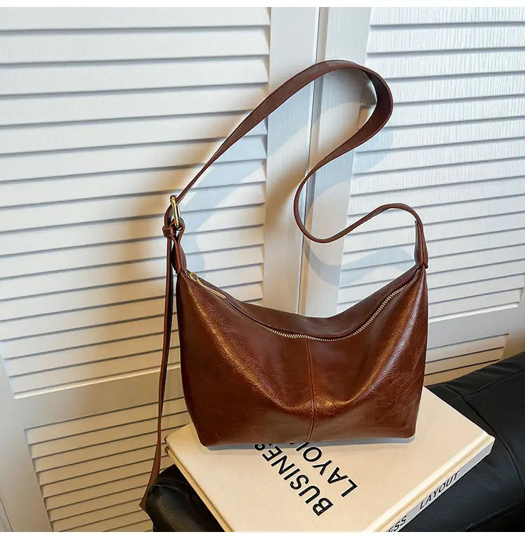 Women's Retro Brown Shoulder Crossbody Bag 2024 — feature 30