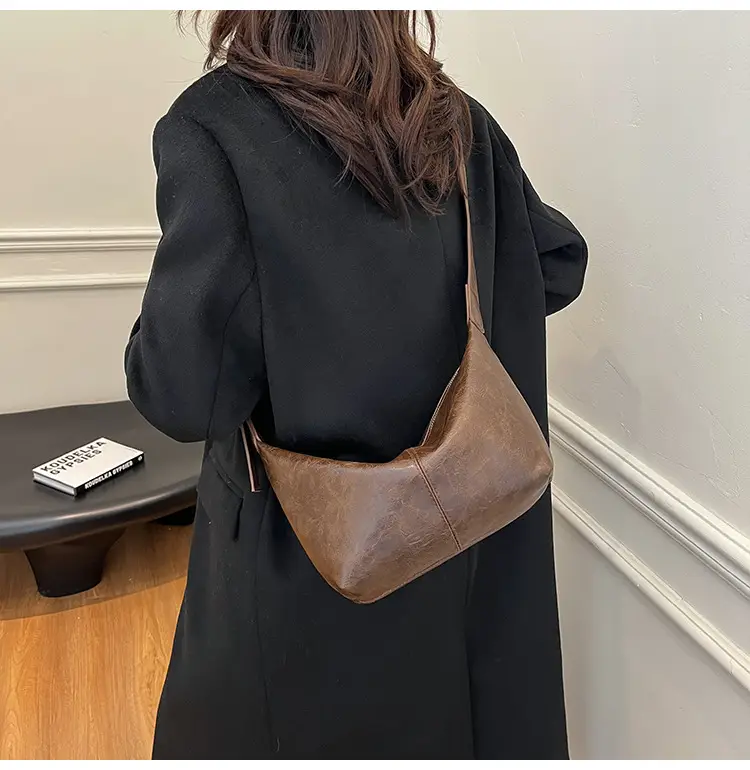 Women's Retro Brown Shoulder Crossbody Bag 2024 — feature 7