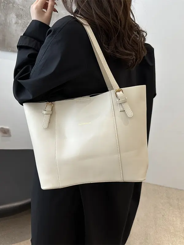 2026 Summer Patchwork Tote Bag Brown New Women
