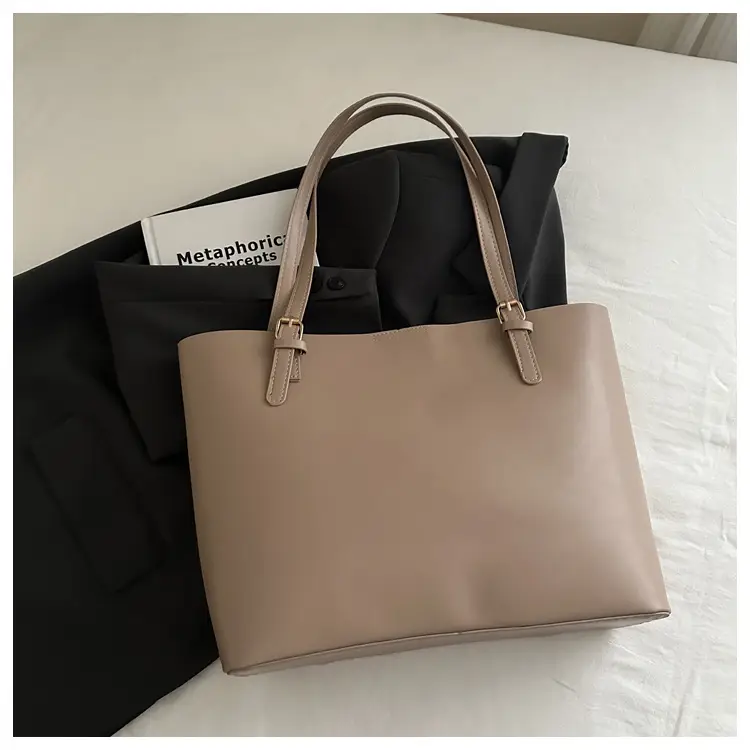2026 Summer Patchwork Tote Bag Brown New Women — feature 13