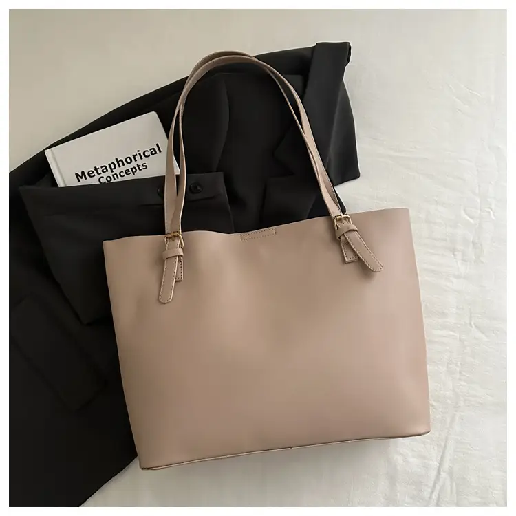 2026 Summer Patchwork Tote Bag Brown New Women — feature 17