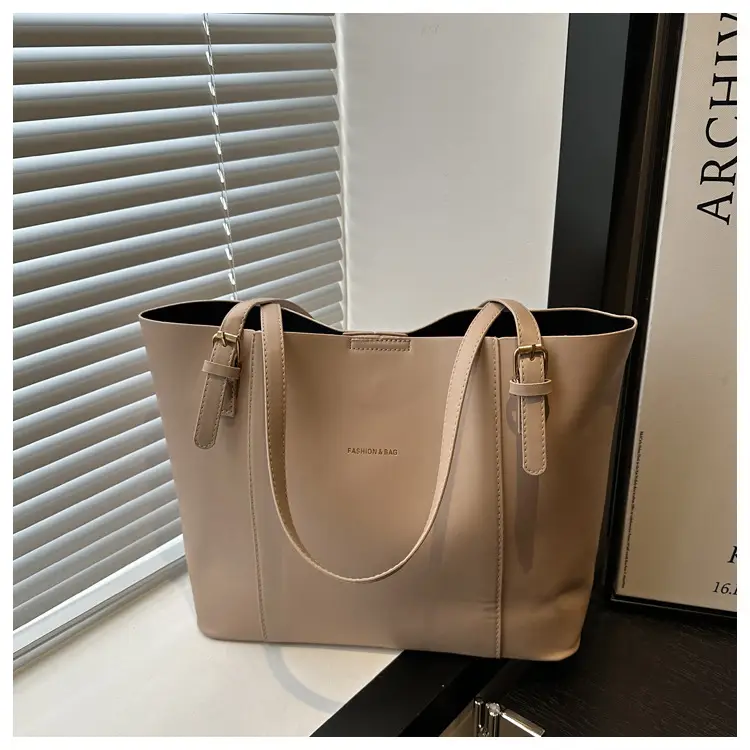 2026 Summer Patchwork Tote Bag Brown New Women — feature 24