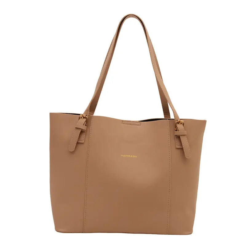 2026 Summer Patchwork Tote Bag Brown New Women