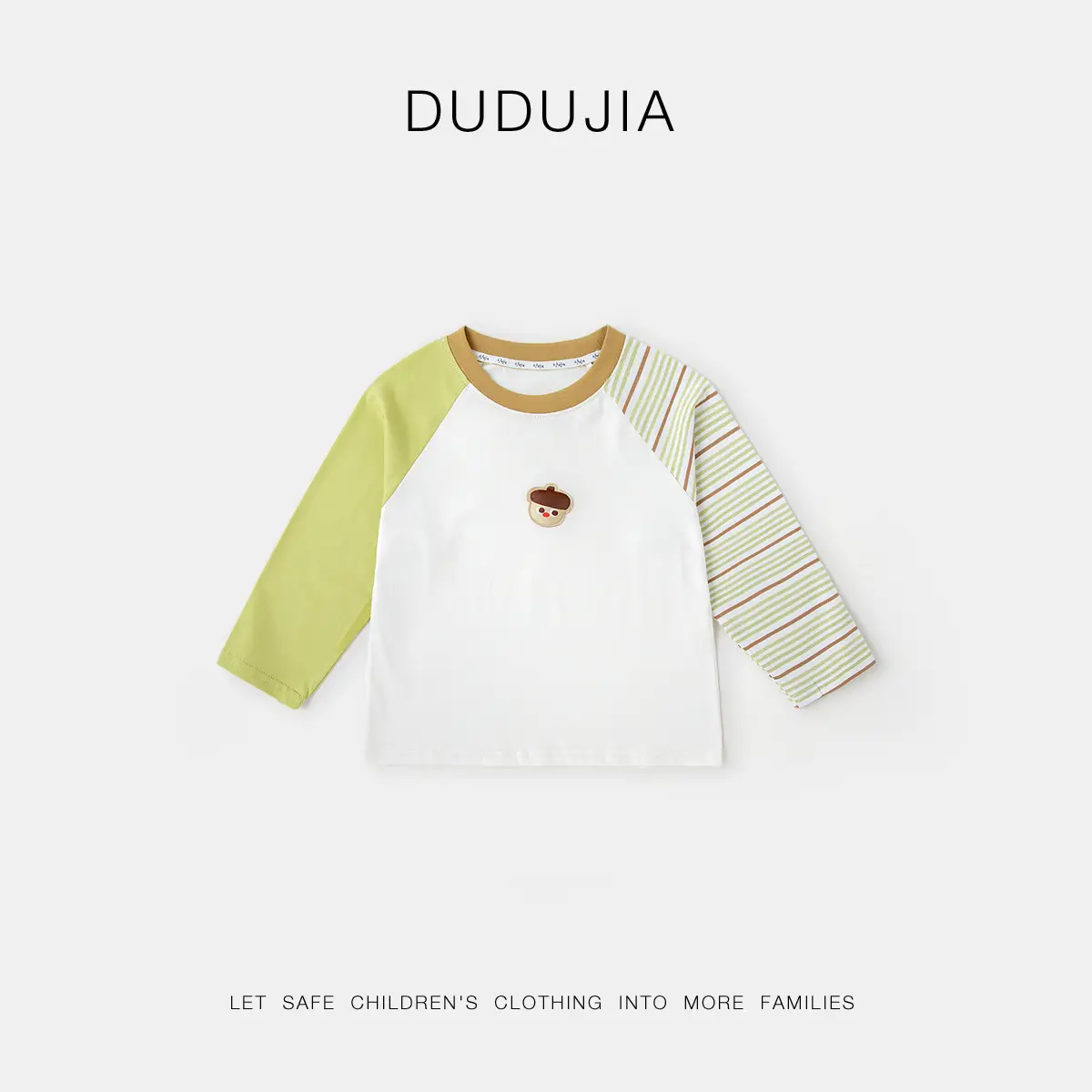 Doodle Baby Raglan Sleeve T-Shirt Spring New Boys Base Shirt - Image 8
