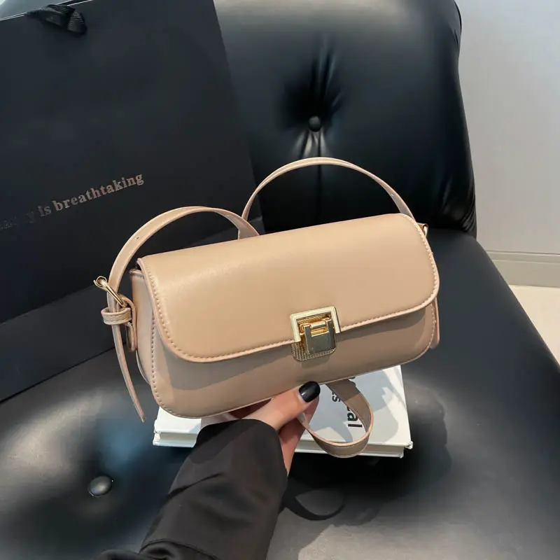 Korean Style Brown Crossbody Bag for Women 2024