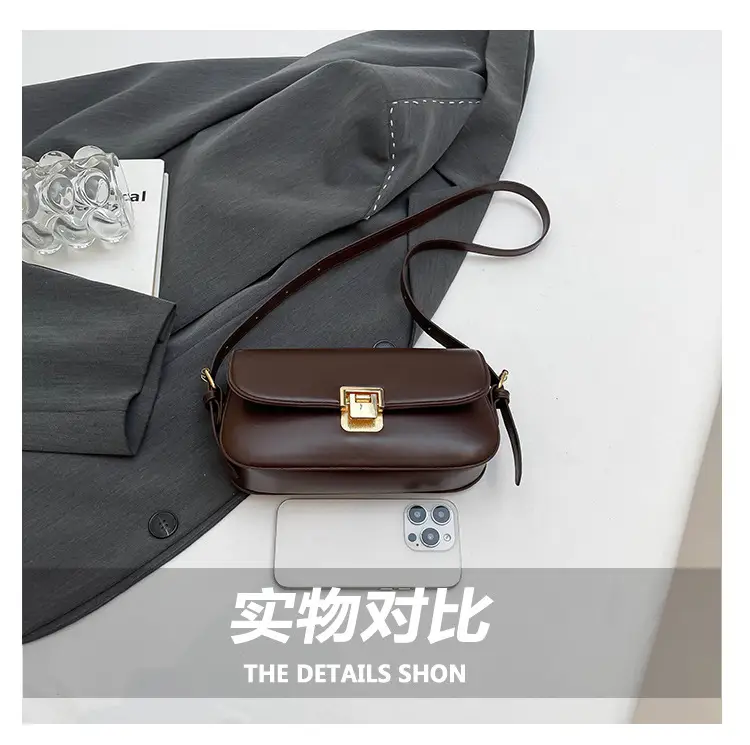 Korean Style Brown Crossbody Bag for Women 2024 — feature 5