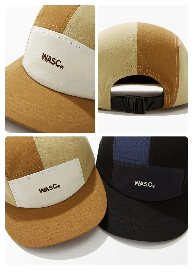 Japanese Style Black Blue Baseball Cap with Letter Embroidery — feature 4
