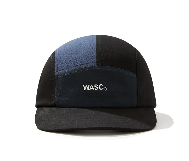Japanese Style Black Blue Baseball Cap with Letter Embroidery - Image 2