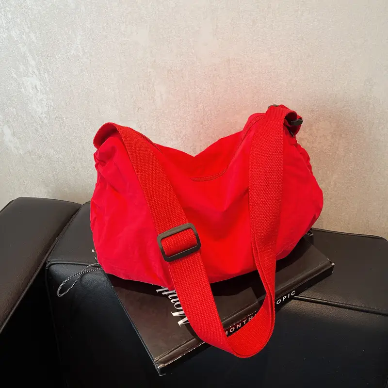 Orange Crossbody Bag for Women Large Capacity Travel Sports - Image 6