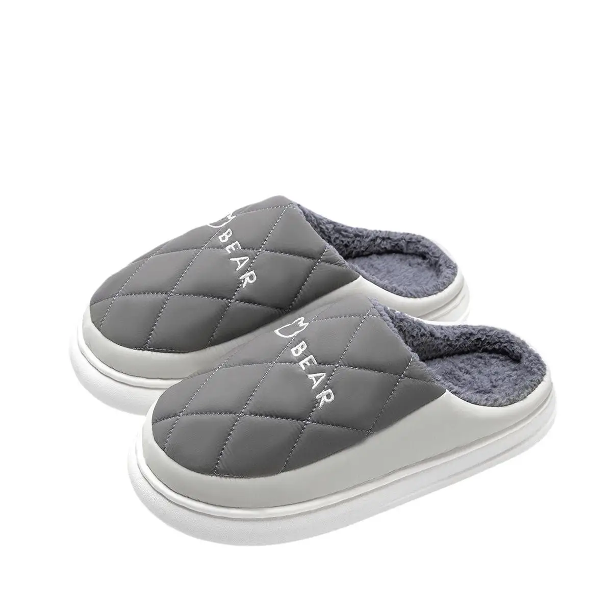 Waterproof Cotton Slippers for Men Women Autumn Winter 2025 - Image 9