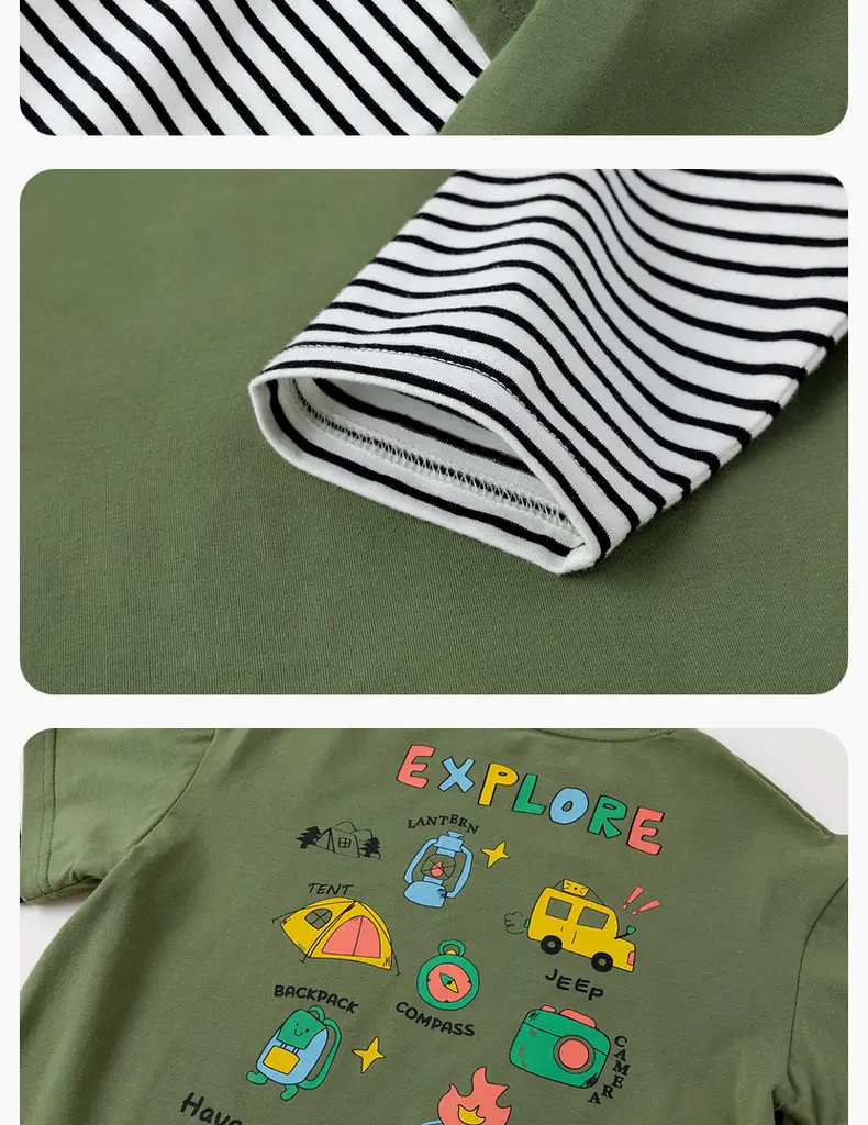 Dudu Home Boys T-Shirt Cream Green Spring Outfit 2025 — feature 23