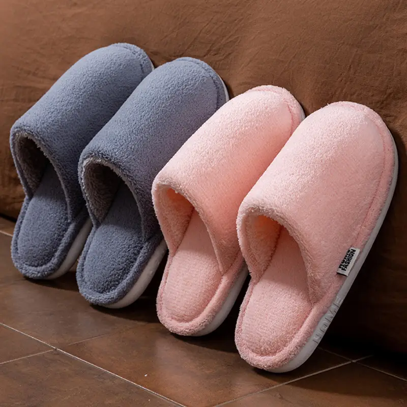 Women Cotton Slippers Green Winter Warm Indoor - Image 31