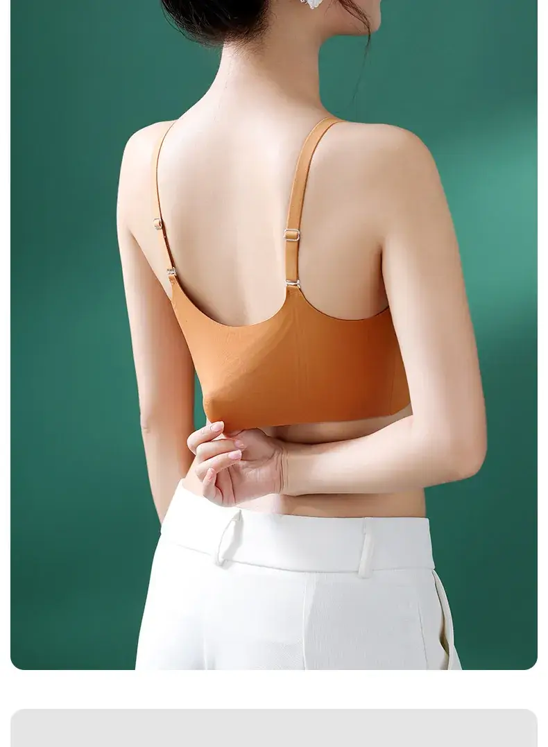 Women's Push-Up No-Steel Ring Bra Grey — feature 12