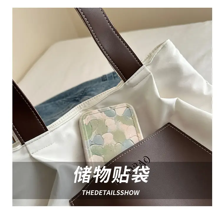 Women's Light Grey Shoulder Bag 2024 — feature 5