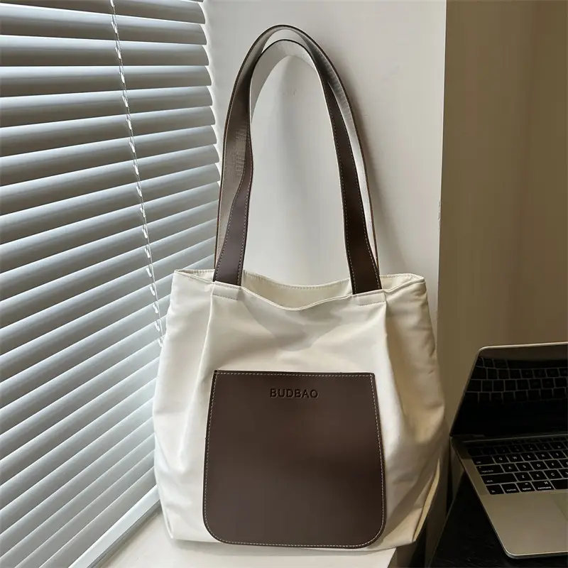 Women's Light Grey Shoulder Bag 2024 - Image 5