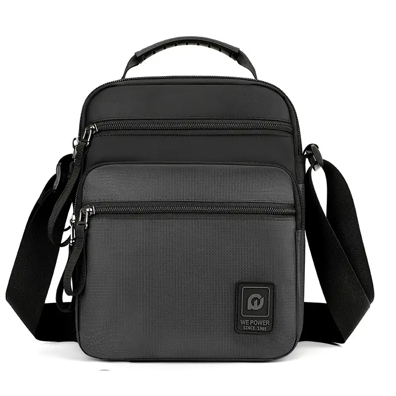 Men's Black Business Commuter Shoulder Bag - Image 2