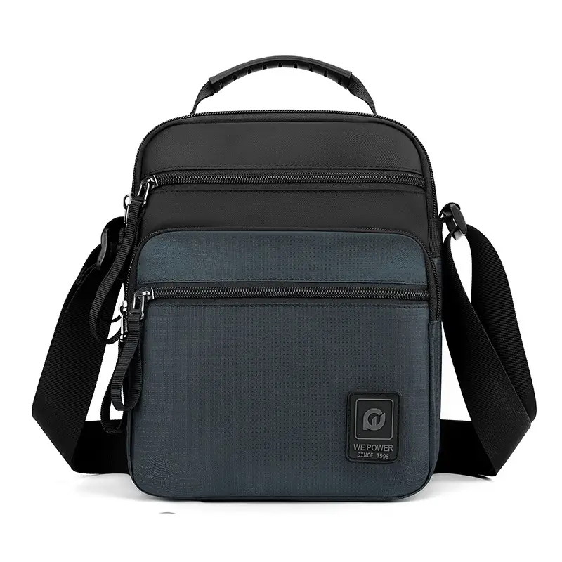 Men's Black Business Commuter Shoulder Bag - Image 3