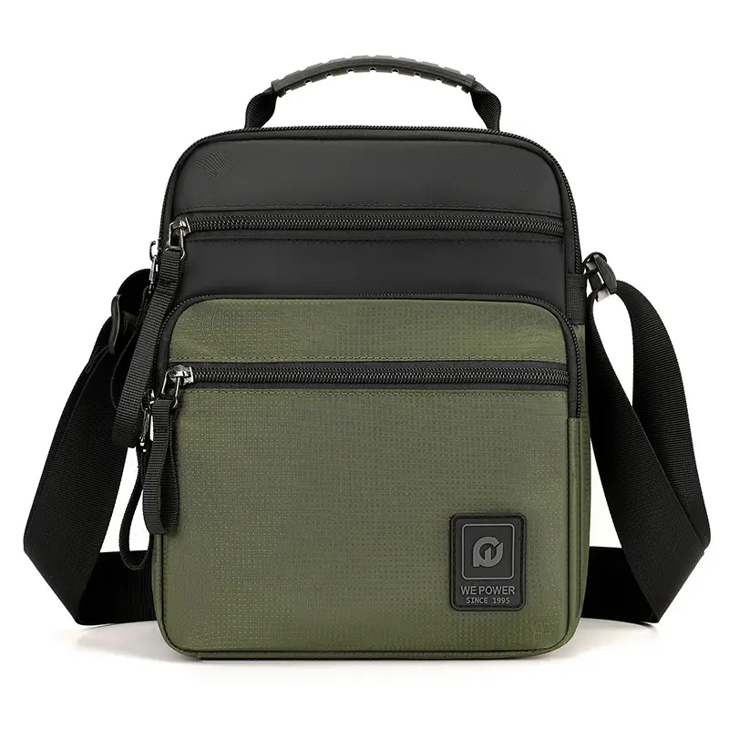 Men's Black Business Commuter Shoulder Bag - Image 4