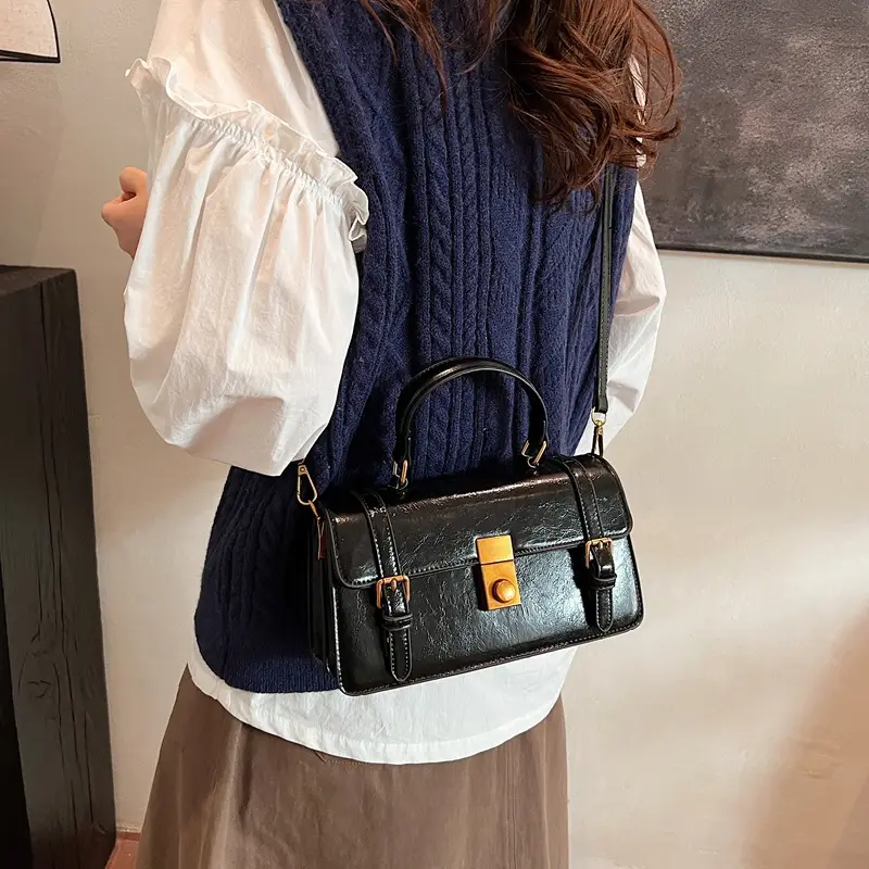 Women's Retro Crossbody Bag Brown 2025 - Image 7