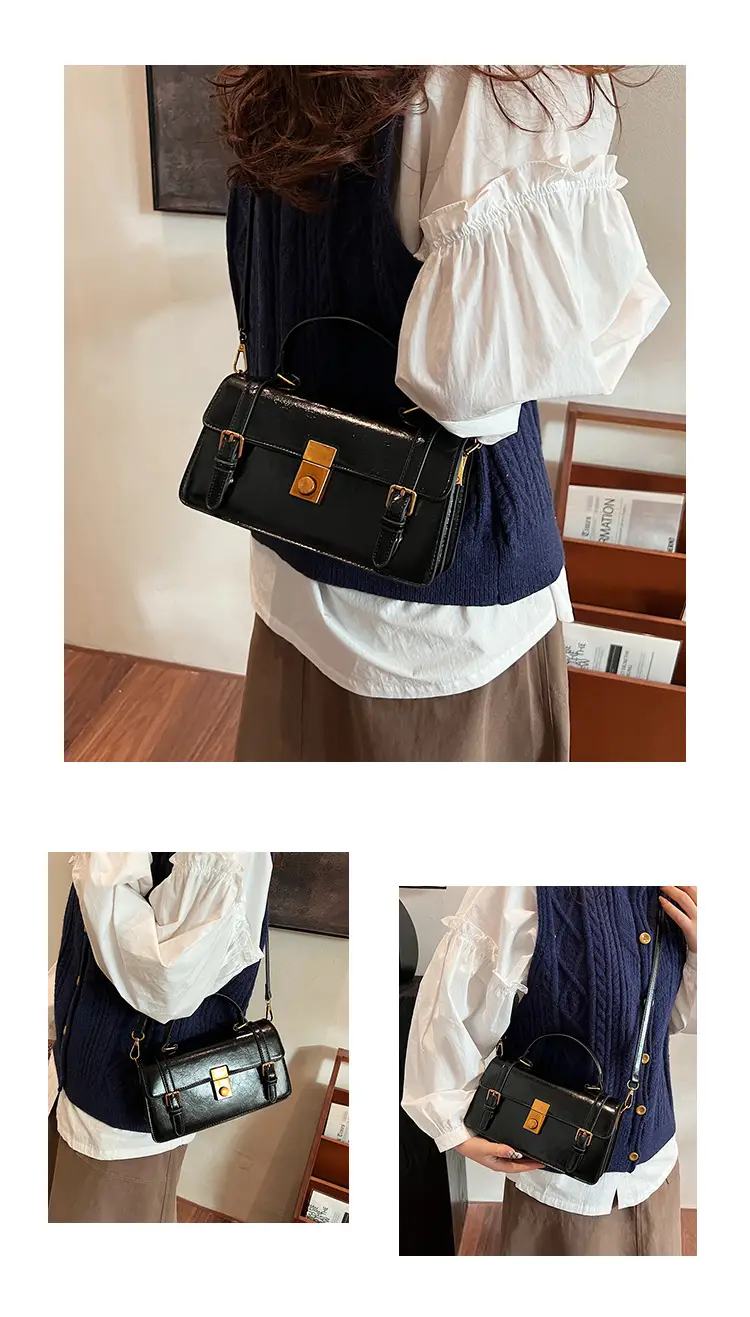 Women's Retro Crossbody Bag Brown 2025 — feature 12