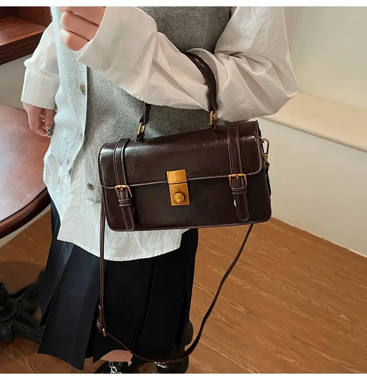 Women's Retro Crossbody Bag Brown 2025 — feature 27
