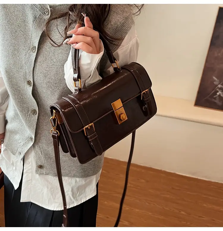 Women's Retro Crossbody Bag Brown 2025 — feature 28