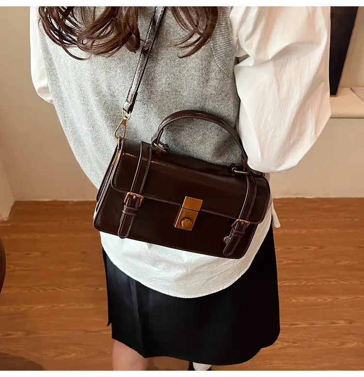 Women's Retro Crossbody Bag Brown 2025 — feature 29