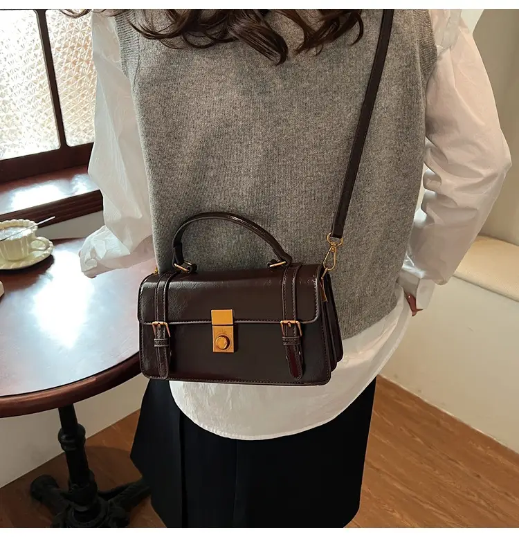 Women's Retro Crossbody Bag Brown 2025 — feature 34