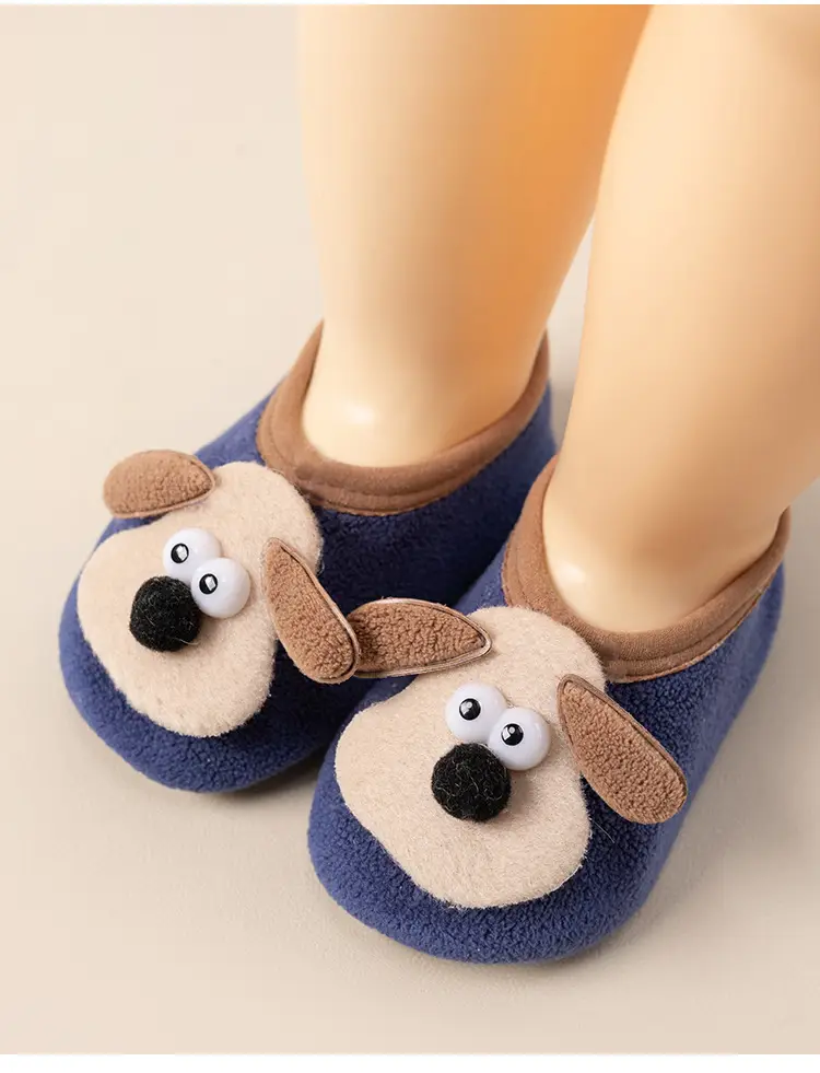 Cute Cartoon Puppy Baby Floor Socks Non-Slip Soft — feature 12