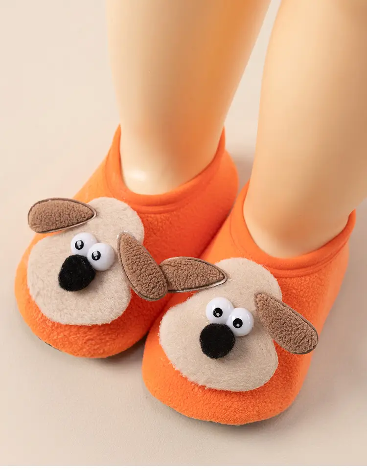 Cute Cartoon Puppy Baby Floor Socks Non-Slip Soft — feature 14