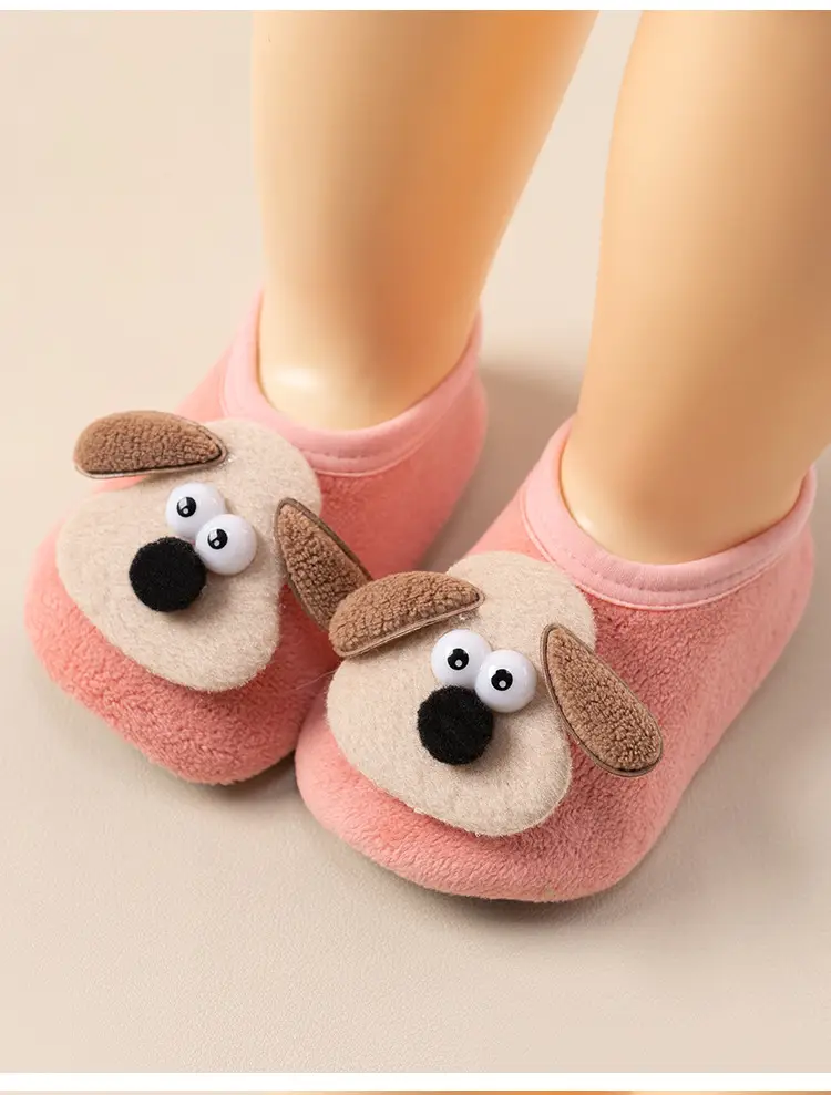 Cute Cartoon Puppy Baby Floor Socks Non-Slip Soft — feature 15