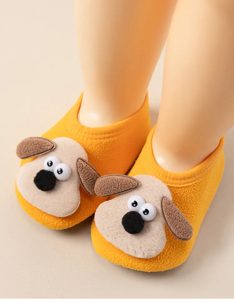 Cute Cartoon Puppy Baby Floor Socks Non-Slip Soft — feature 16