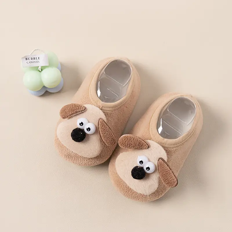 Cute Cartoon Puppy Baby Floor Socks Non-Slip Soft