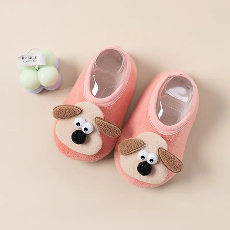 Cute Cartoon Puppy Baby Floor Socks Non-Slip Soft