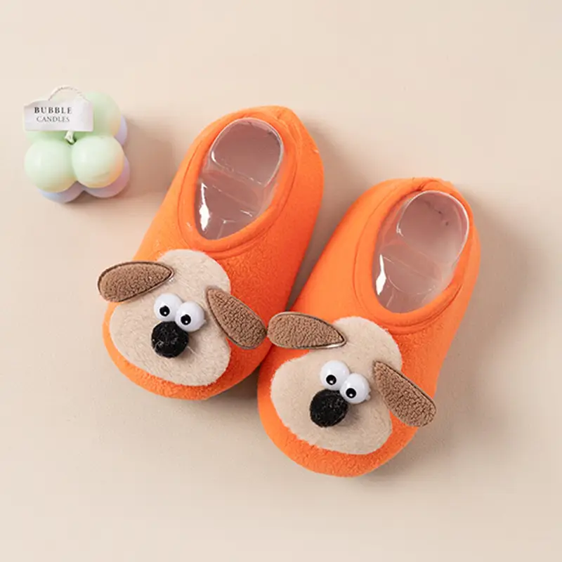 Cute Cartoon Puppy Baby Floor Socks Non-Slip Soft