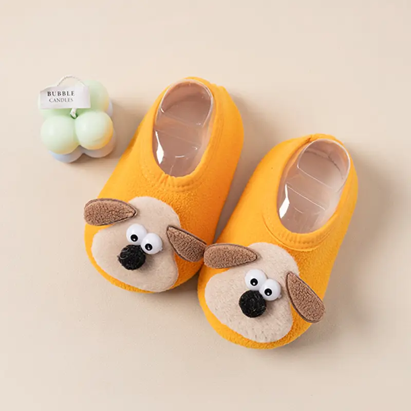 Cute Cartoon Puppy Baby Floor Socks Non-Slip Soft