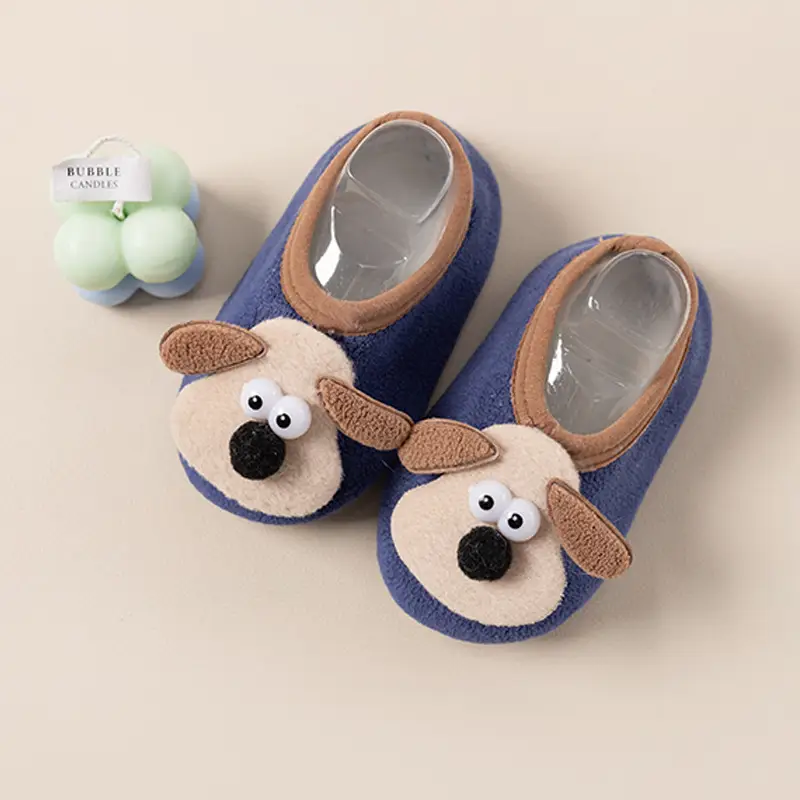Cute Cartoon Puppy Baby Floor Socks Non-Slip Soft