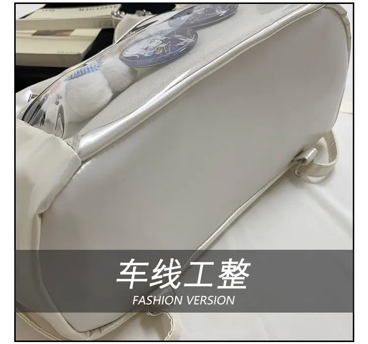 Korean Style Bow Bag for Girls Black White — feature 6